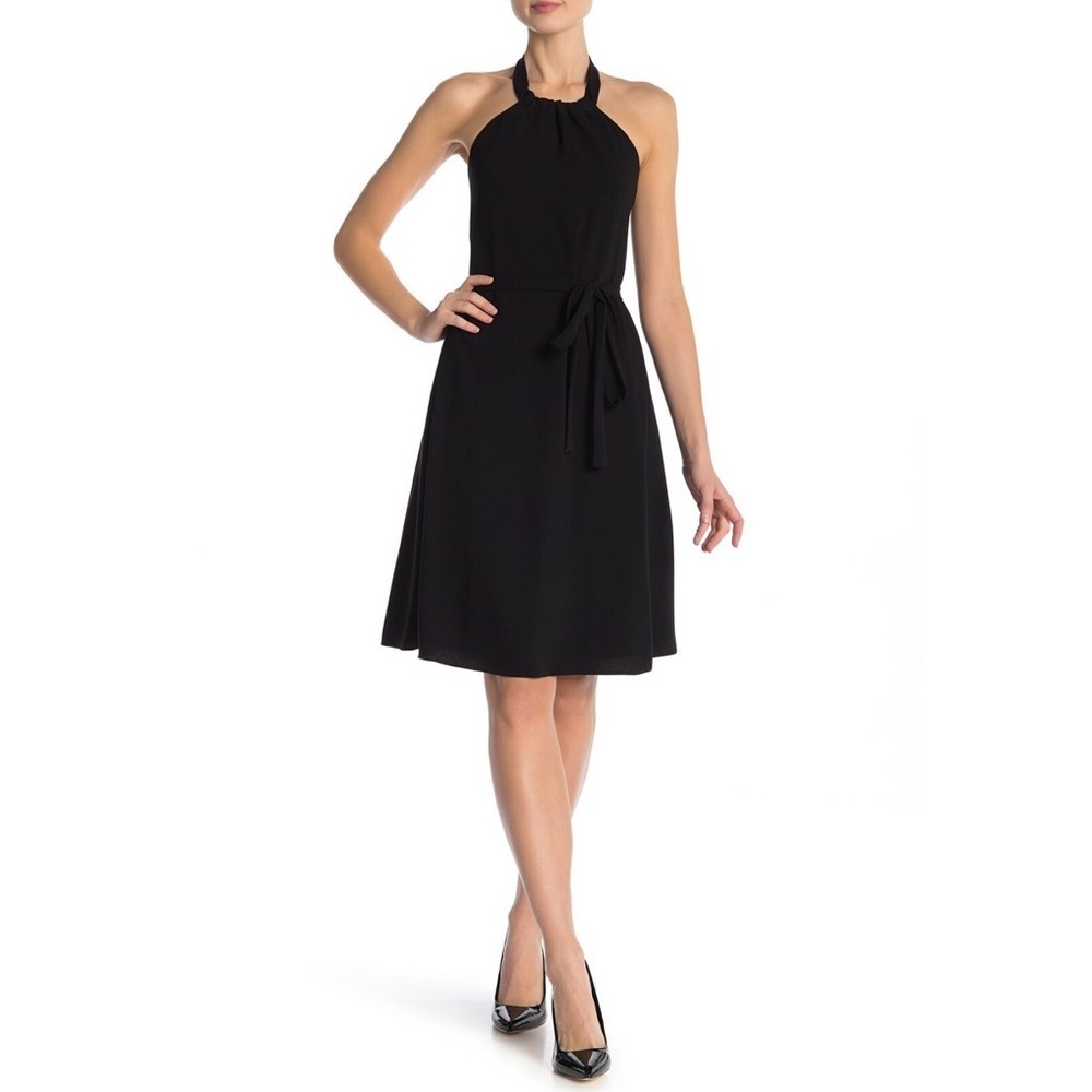 NWT - Theory - Nayline Elevate Crepe Dress - Black